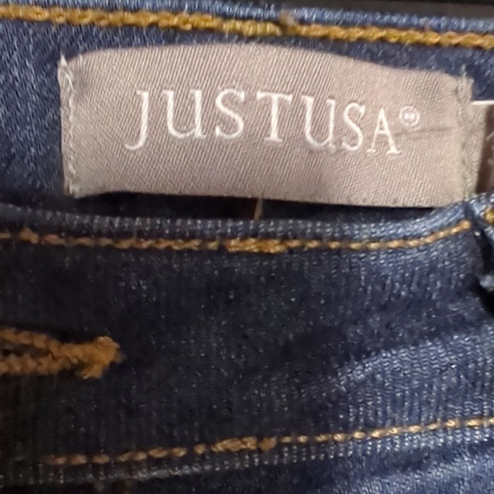 Just USA Dark Wash Skinny Jeans - Picture 5 of 7